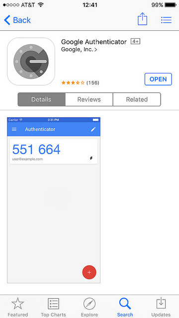 Google Authenticator 