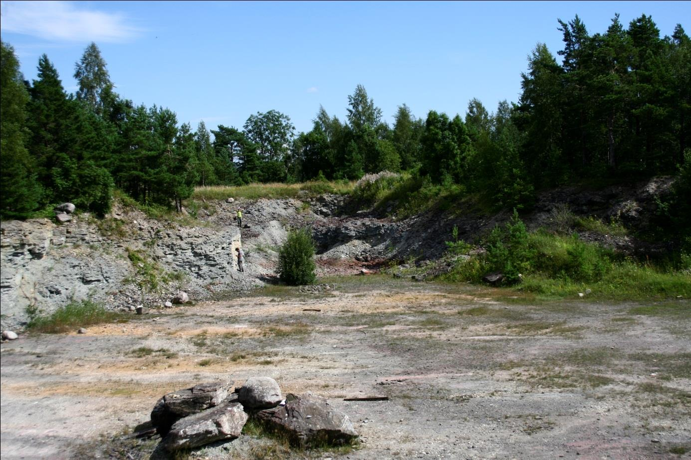 Hilliste paemurru idapoolne osa (foto: T. Meidla, 2012).