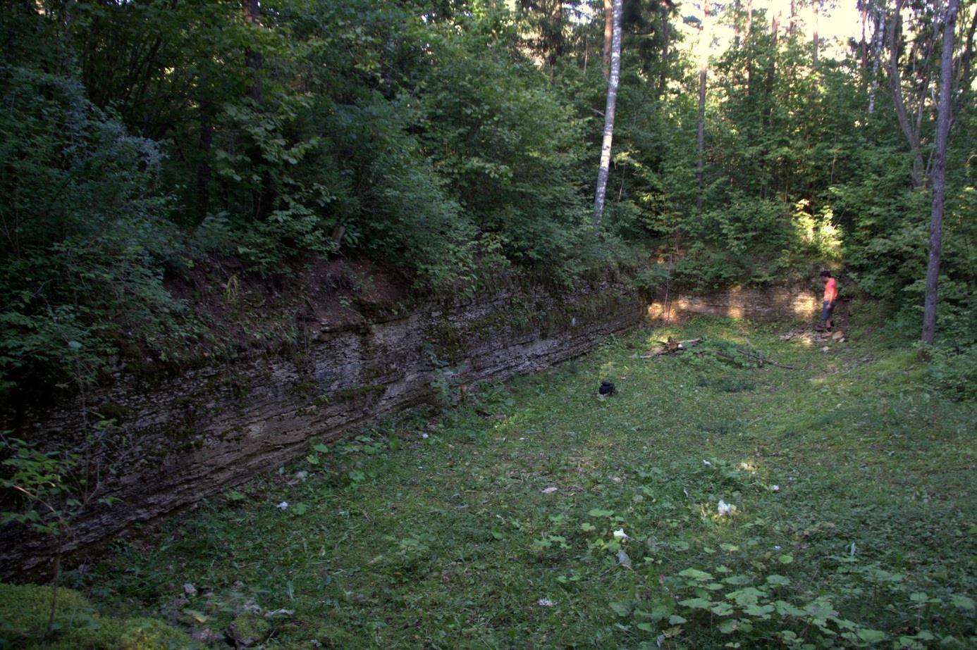 Keila paemurru esinduslik ja korrastatud ala (foto: T. Meidla, 2013).