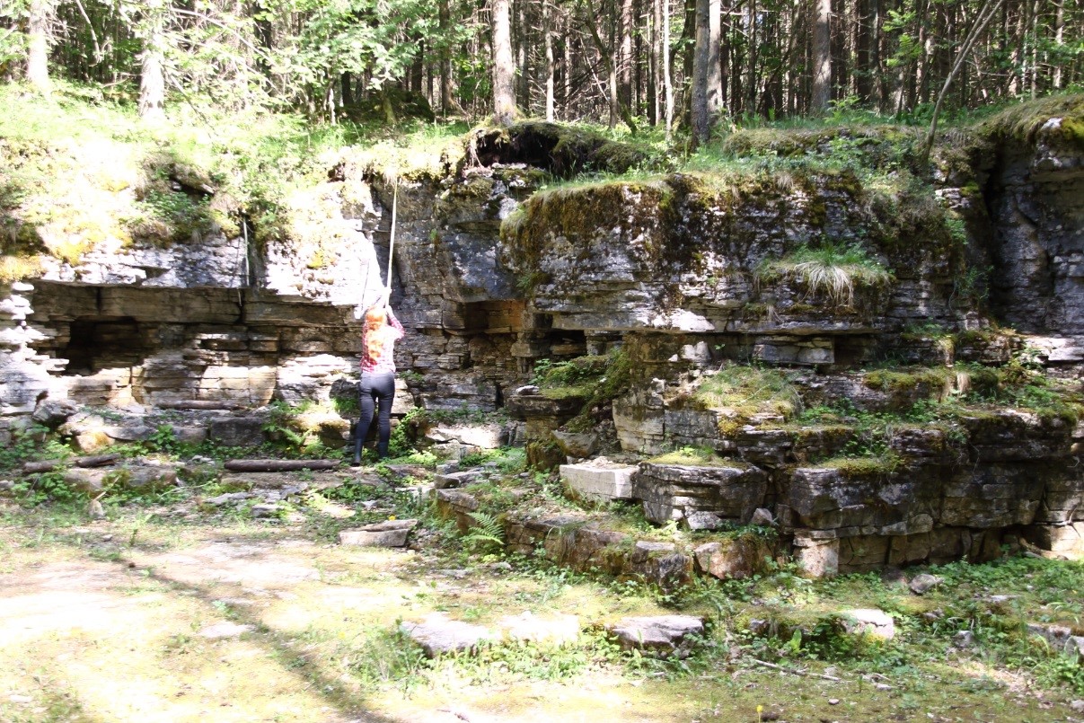 Raikküla-Paka astang, parima paljanduvusega ala (foto: T. Meidla, 2017).