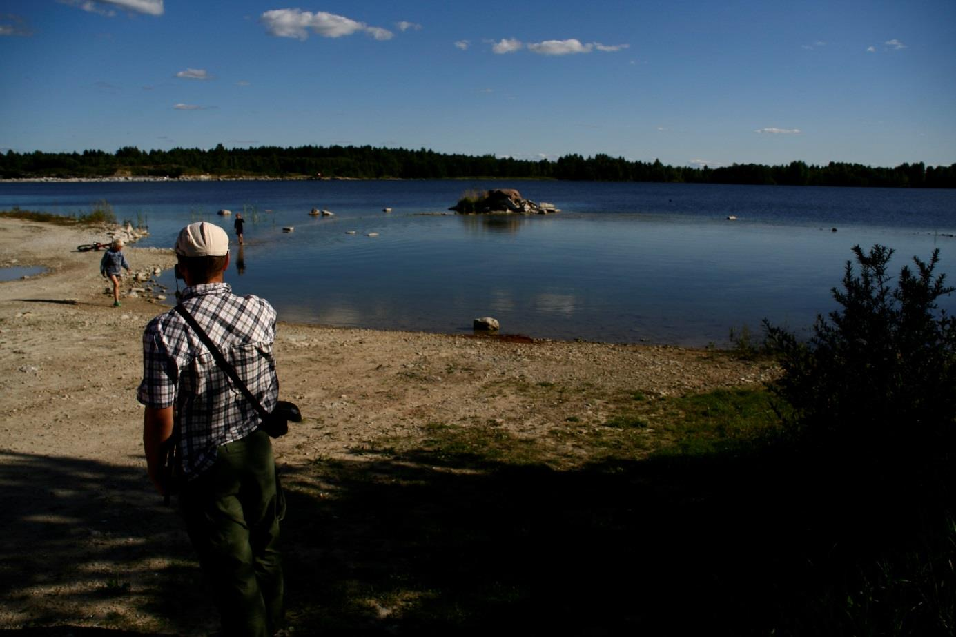 Rummu kunagise karjääri alal laiuv järv (foto: T. Meidla, 2013).