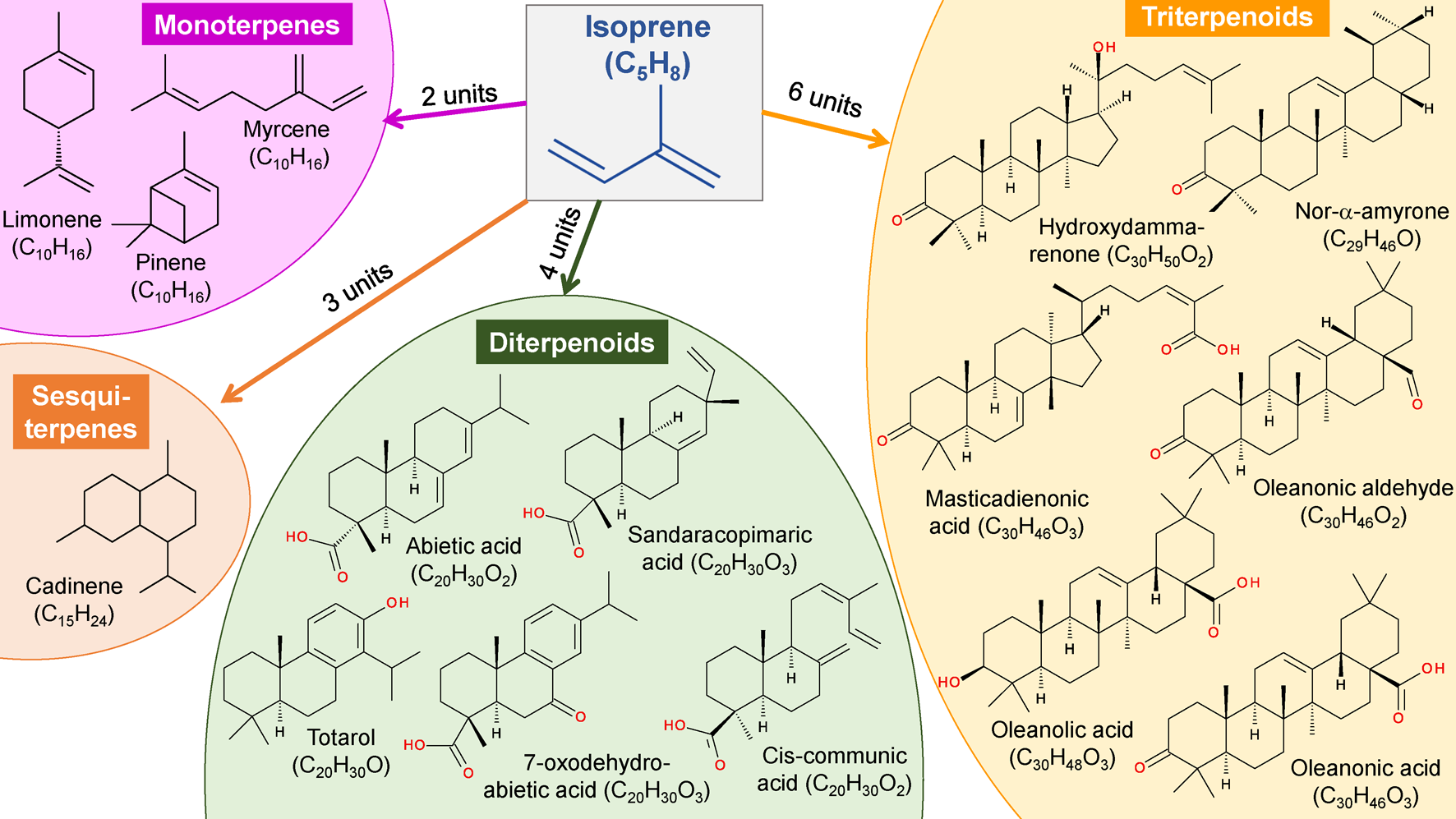 Terpenes and terpenoids