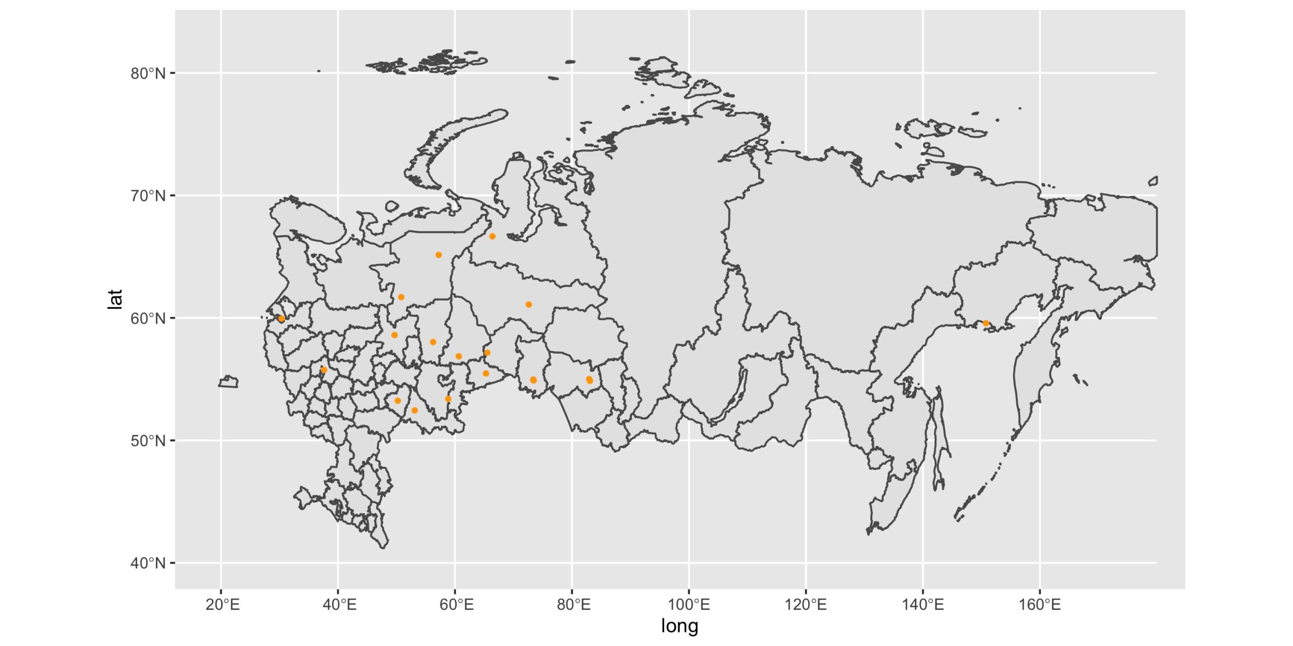 Рисунок 3. Пробы пыли, собранные в России