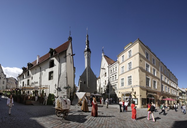 Streets of Tallinn old town