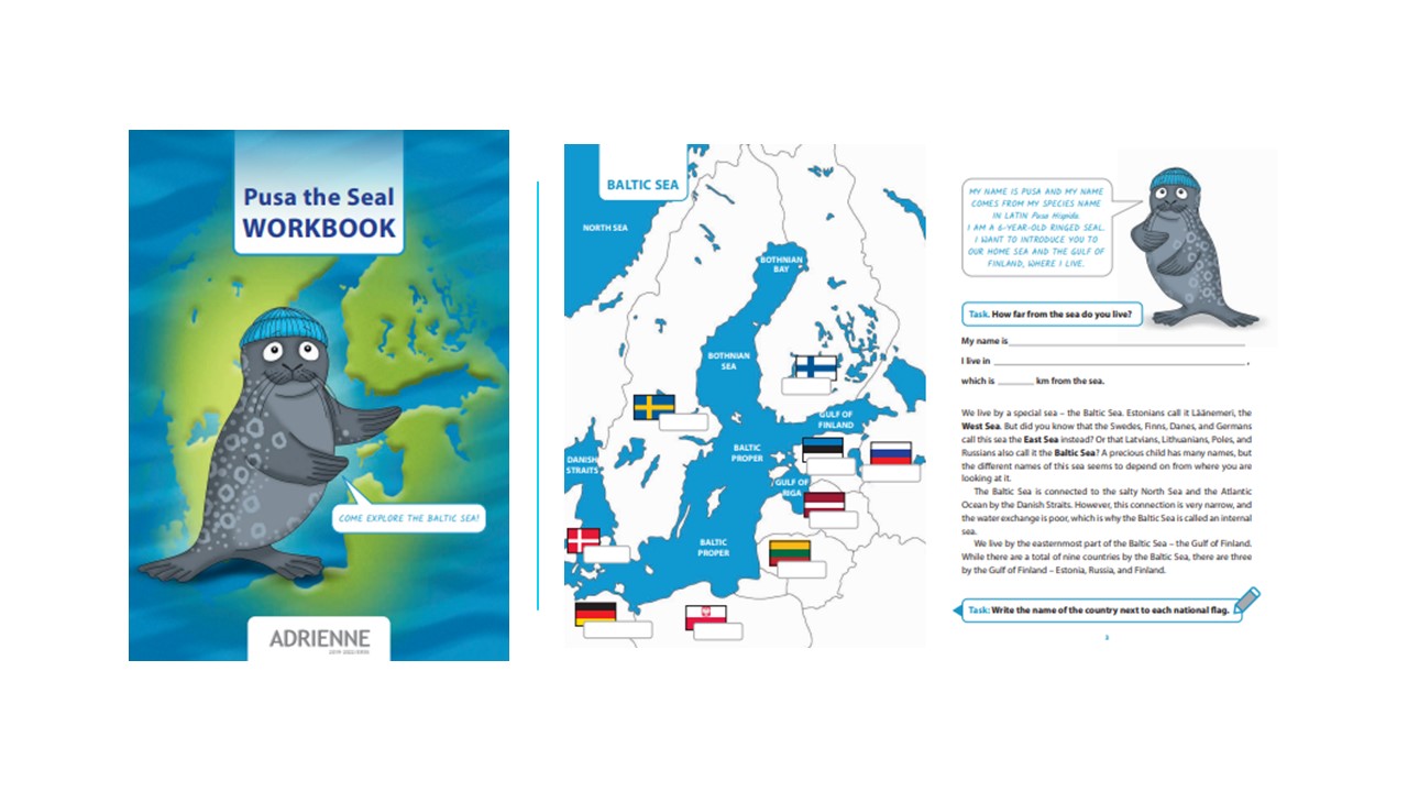 Baltic Sea Pusa the Seal Workbook