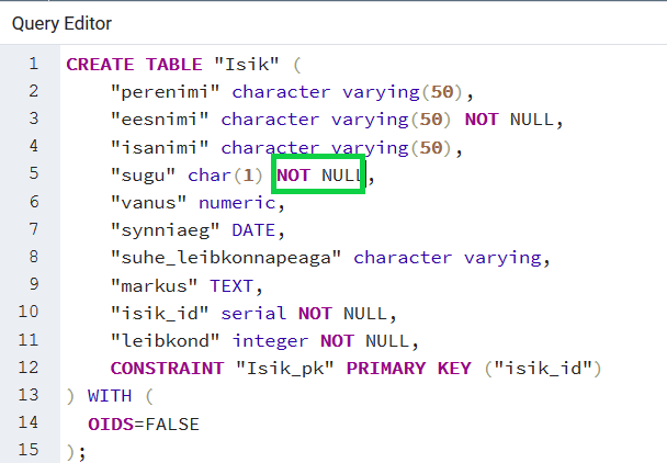 Query Editor