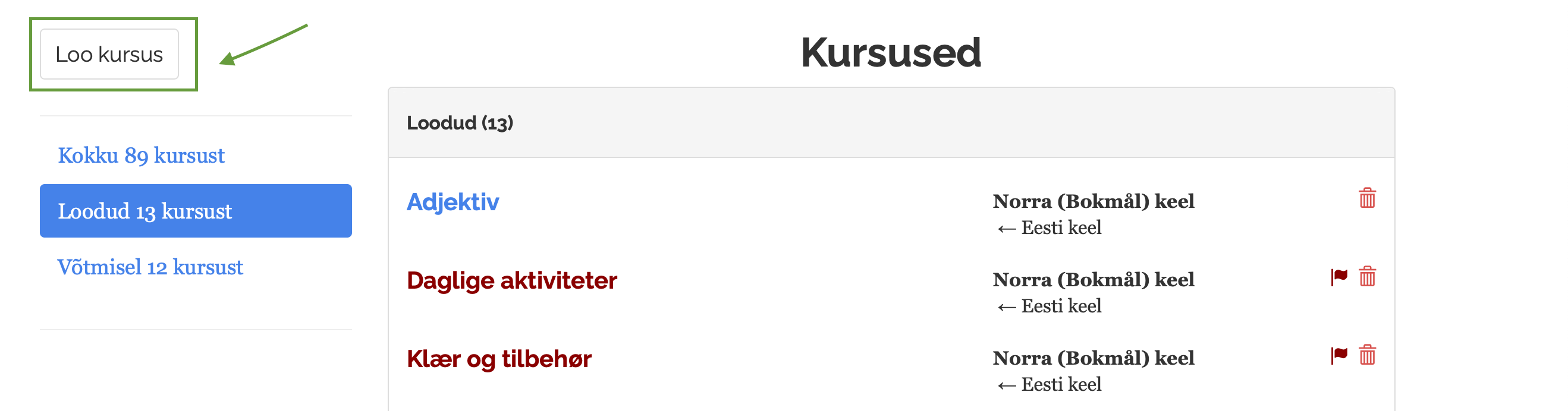 Loo kursus