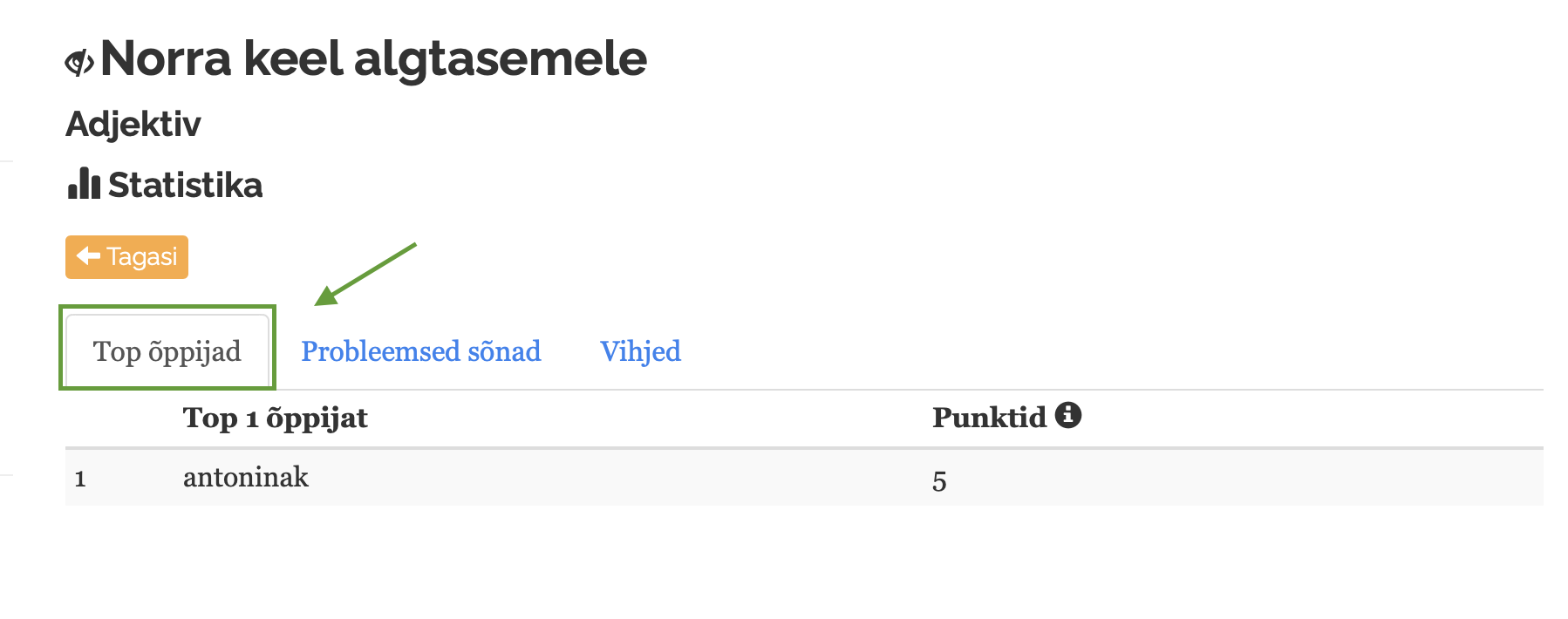 Õppijate pingerida