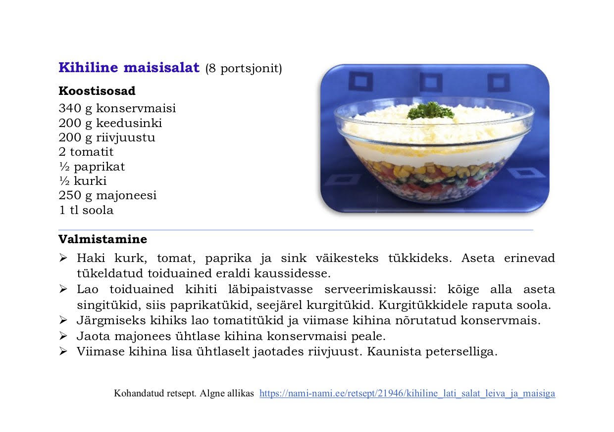 Kihiline maisisalat 3