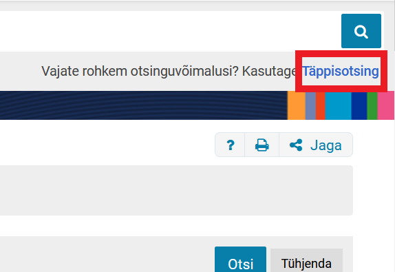 EURLexi täppisotsing