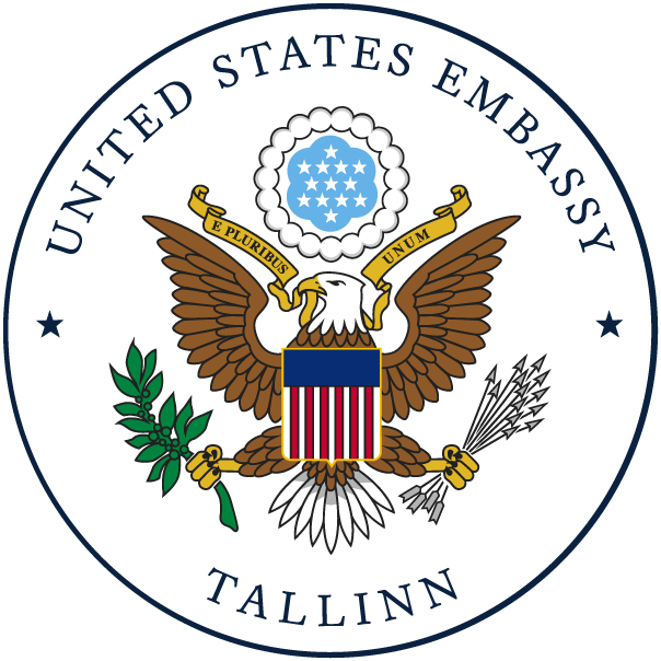 The seal of U.S. Embassy, Tallinn