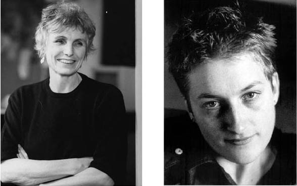 Caryl Churchill ja Sarah Kane. (The New York Public Library, Arts Foundation)