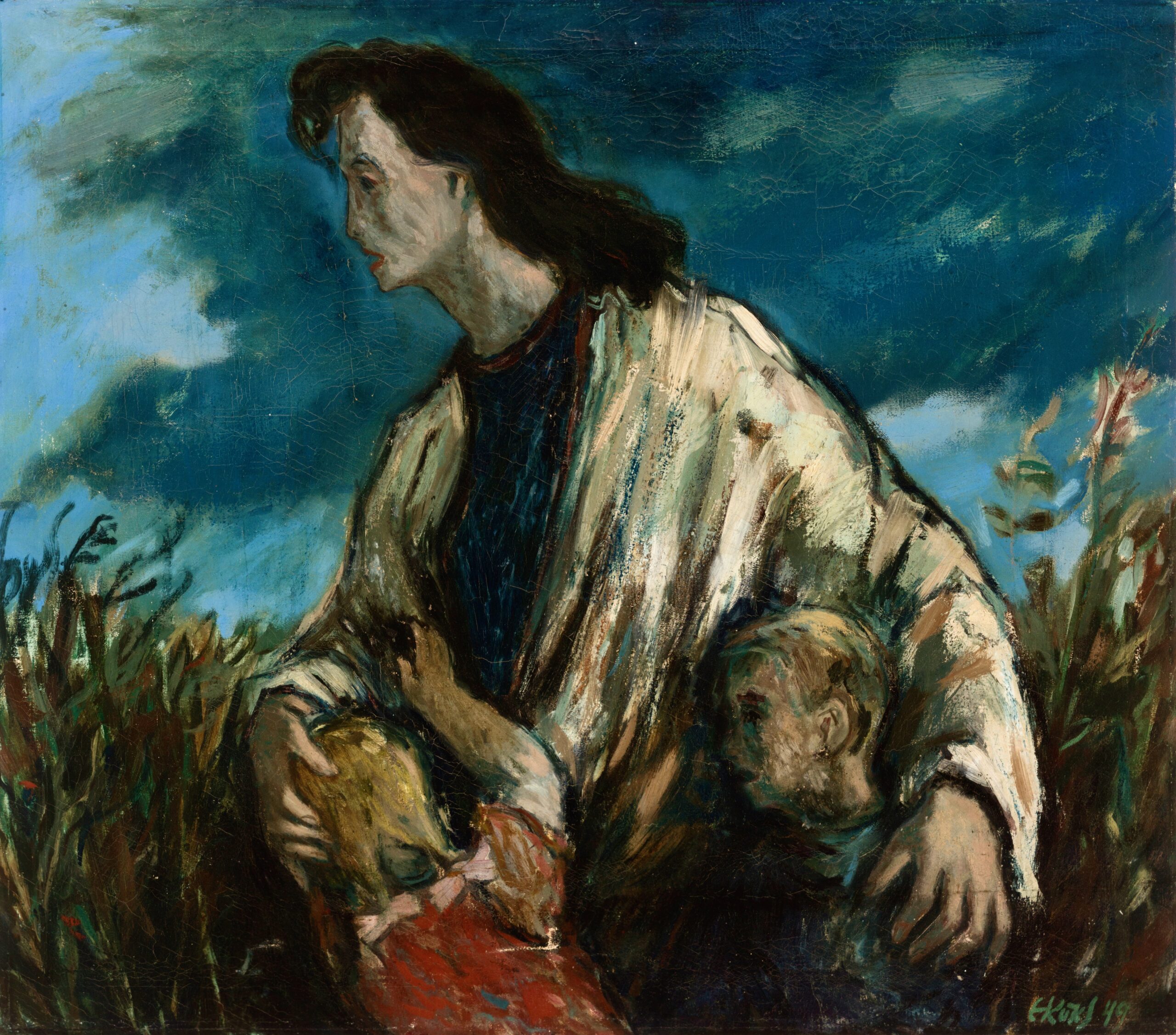 Endel Kõks, „Tagaaetu“ (1949). Tartu Kunstimuuseum