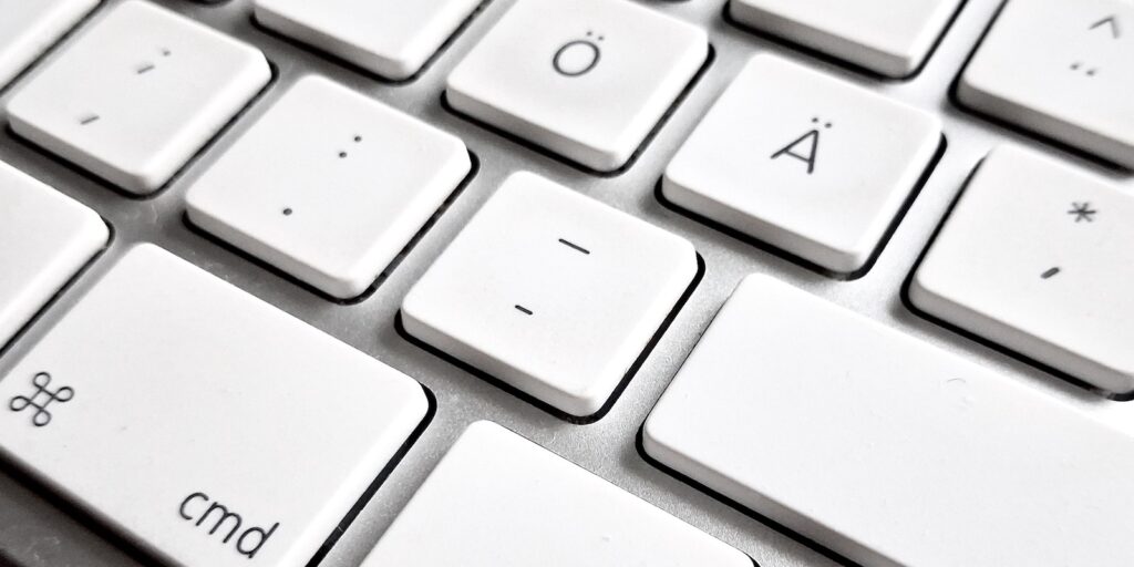 Pildil arvutiklaviatuur