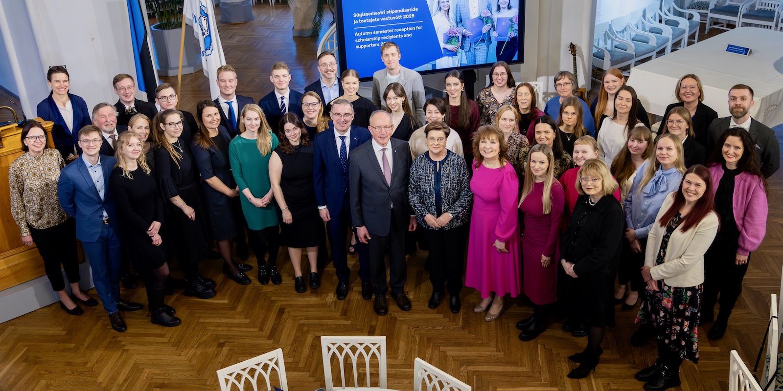 Pildil sügissemestri stipendiaadid