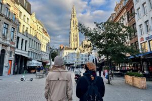 Fotol Antwerpeni üks tänavatest, kus asus kunagi kanal