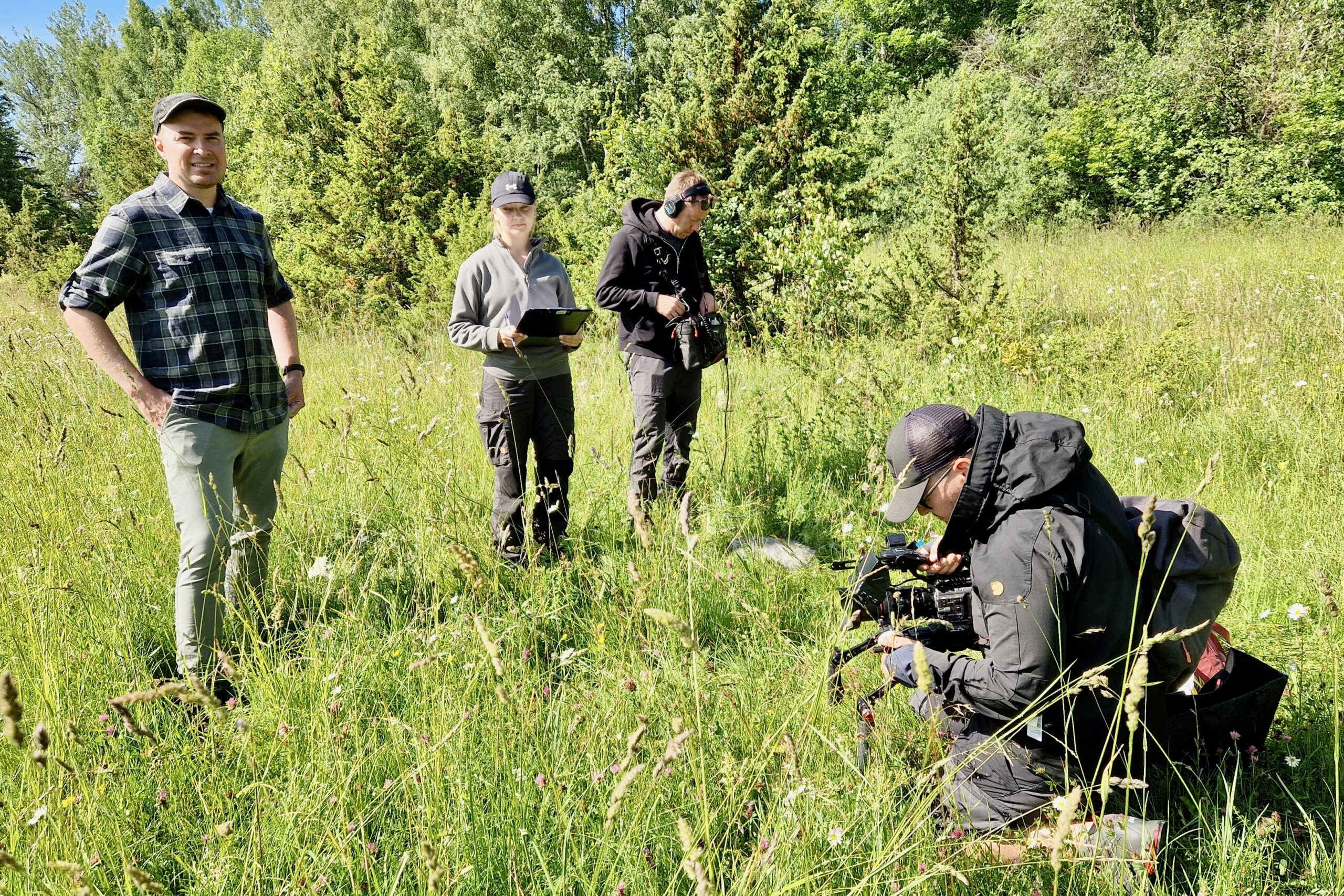 Sel suvel külastas Laelatul tegutsevaid teadlasi ka saate „Osoon“ võttetiim. Tulemust näeb algaval telehooajal. Foto: Tsipe Aavik